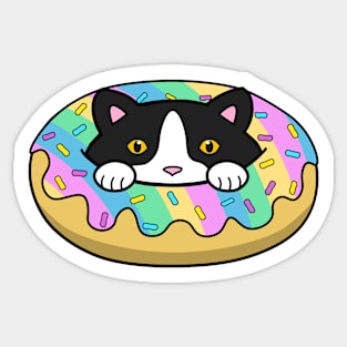 Cute Doughnut Cat Sticker